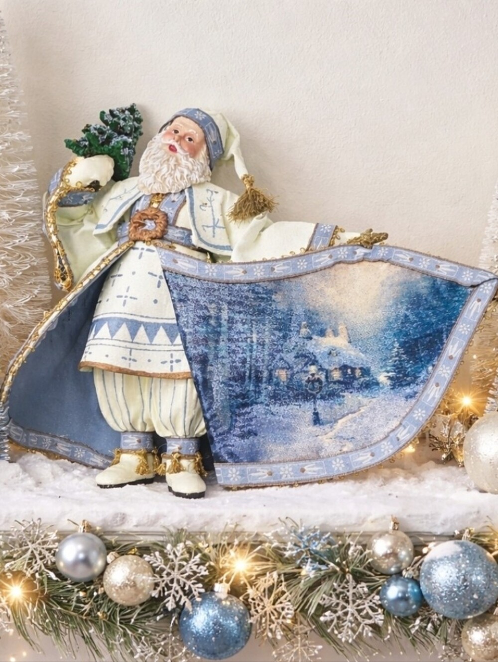 Thomas Kinkade Old World Santa Victorian Ashton Drake Decor NEW 💙 RARE 1st Ed